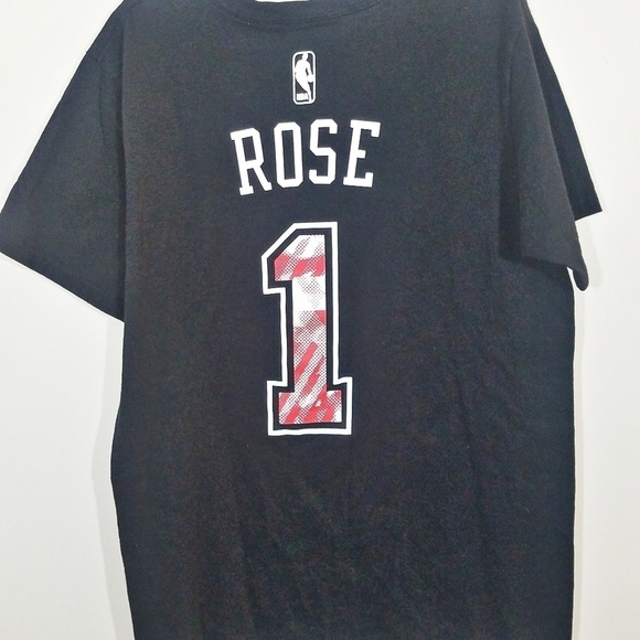 Adidas Chicago Bulls Rose logo tshirt - Picture 2 of 5